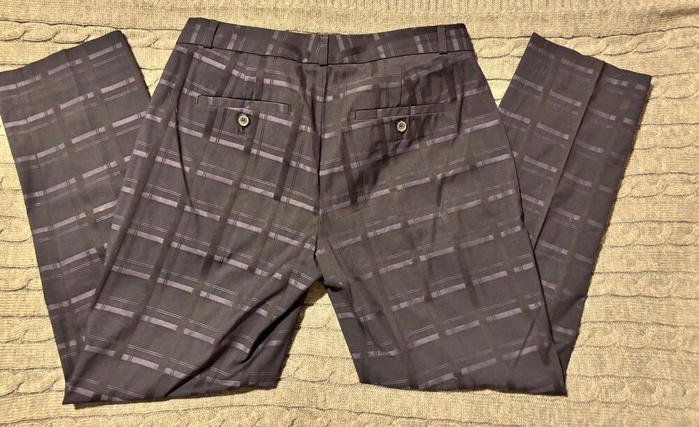 Banana Republic Avery Fit Madras crop dress pants - Picture 3 of 7